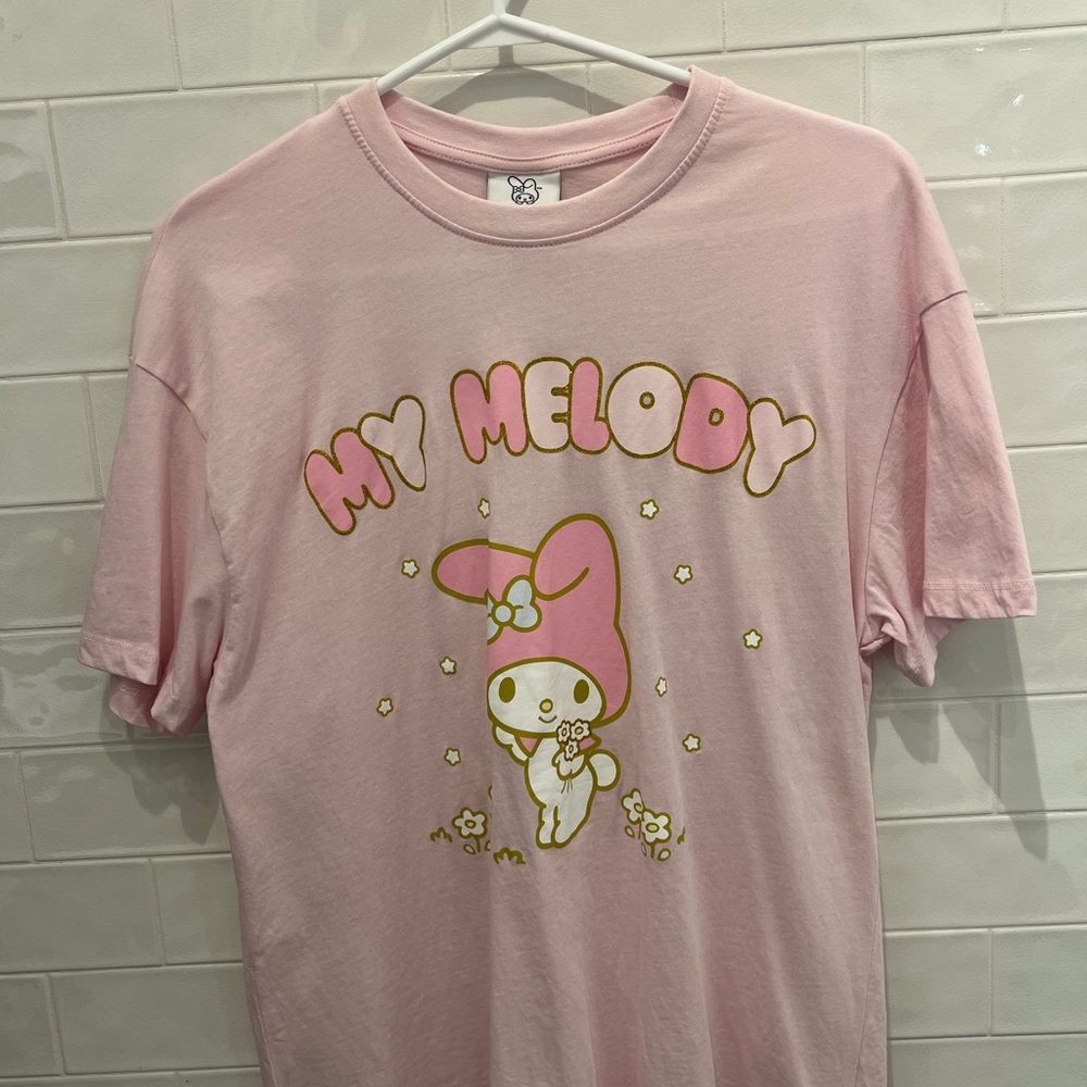 Sanrio My Melody Pink Short Sleeve Tee